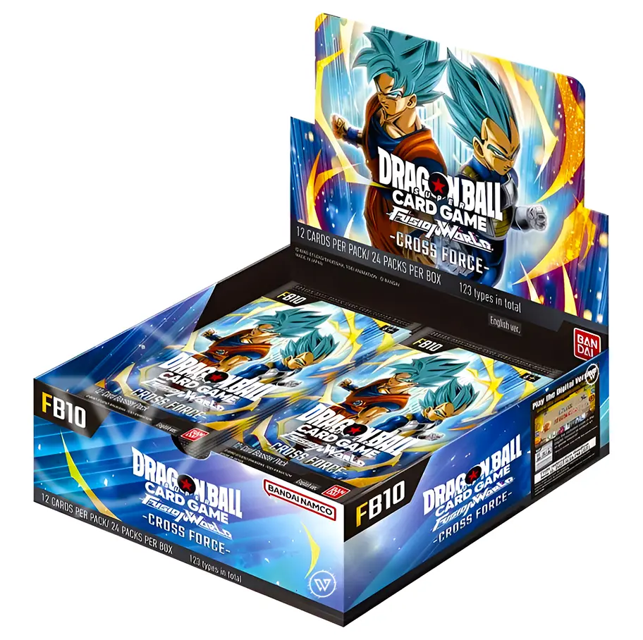 DRAGONBALL FB10 BOX ENG Fusion World FB10 Dragon Ball Cross Force (24 Bustine) Box ENG - immagine 1