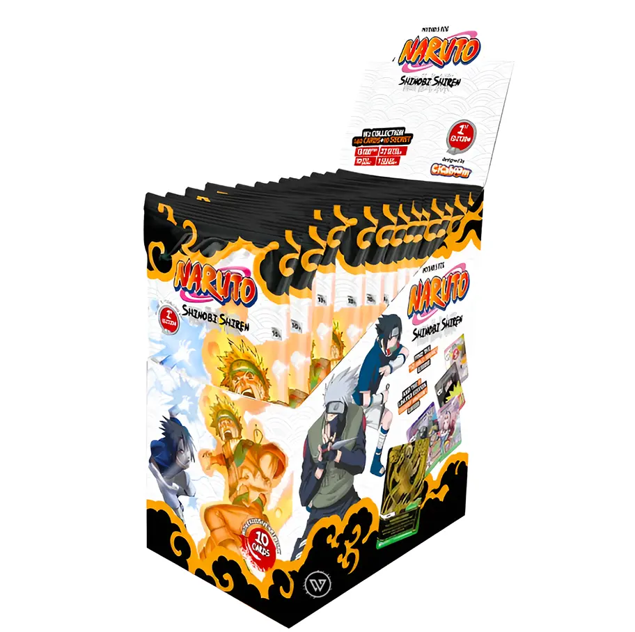 Naruto Mythos – Shinobi Shiren box Naruto Mythos TCG Shinobi Shiren (24 Bustine) Box First Edition ENG - immagine 1