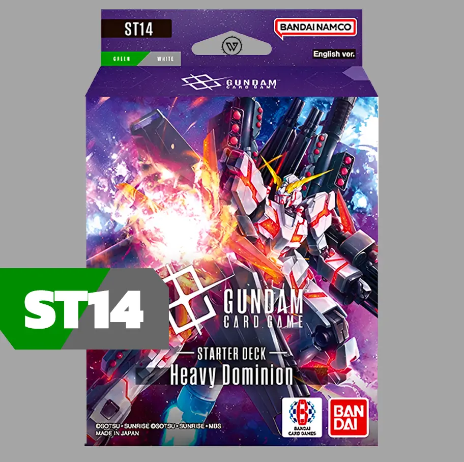 ST14 GUNDAM (1) Gundam TCG Starter Deck ST14 Heavy Dominion ENG - immagine 1