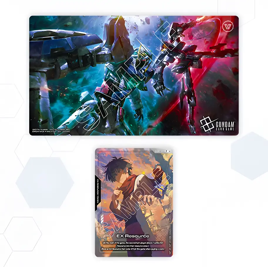 Gundam Card Game Playmat and Card Set Mobile Suit Gundam 00 Gundam TCG Official Playmat & Card Set Mobile Suit Gundam 00 ENG - immagine 1