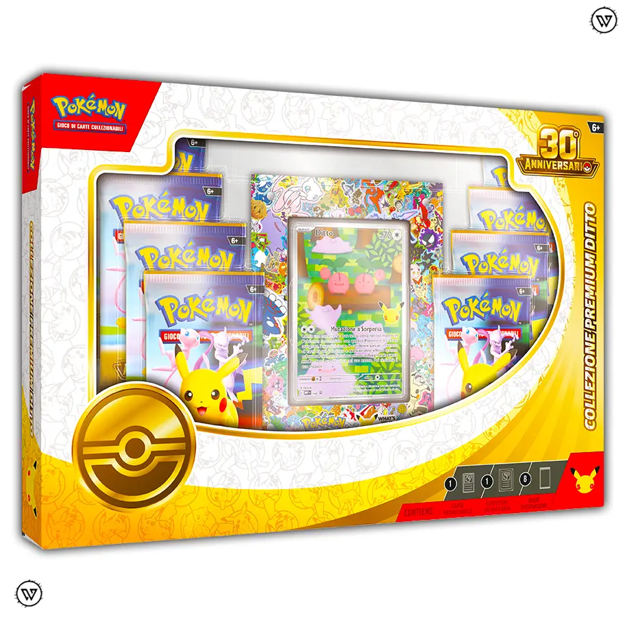 Pokemon 30° Anniversario – Collezione Premium Ditto Pokémon 30° Anniversario Collezione Premium Ditto ITA - immagine 1
